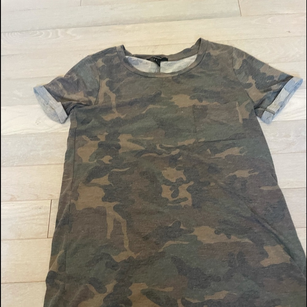 Forever 21 Camo Tshirt Dress